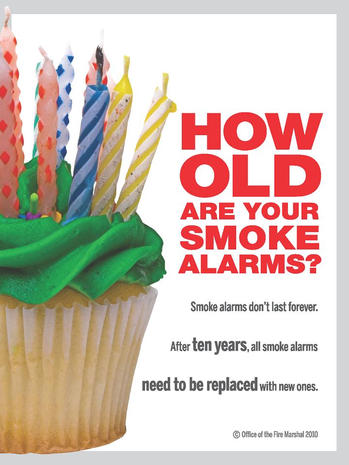 How old are your smoke alarms? SMoke alarms don't last forever, after ten years, all smoke alarms need to be replaced with new.